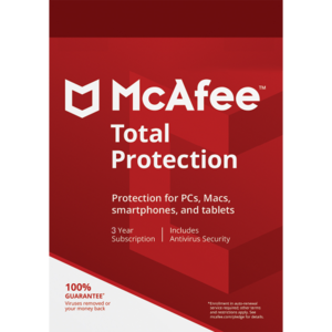 McAfee Total Protection - 3-Year / 1-Device